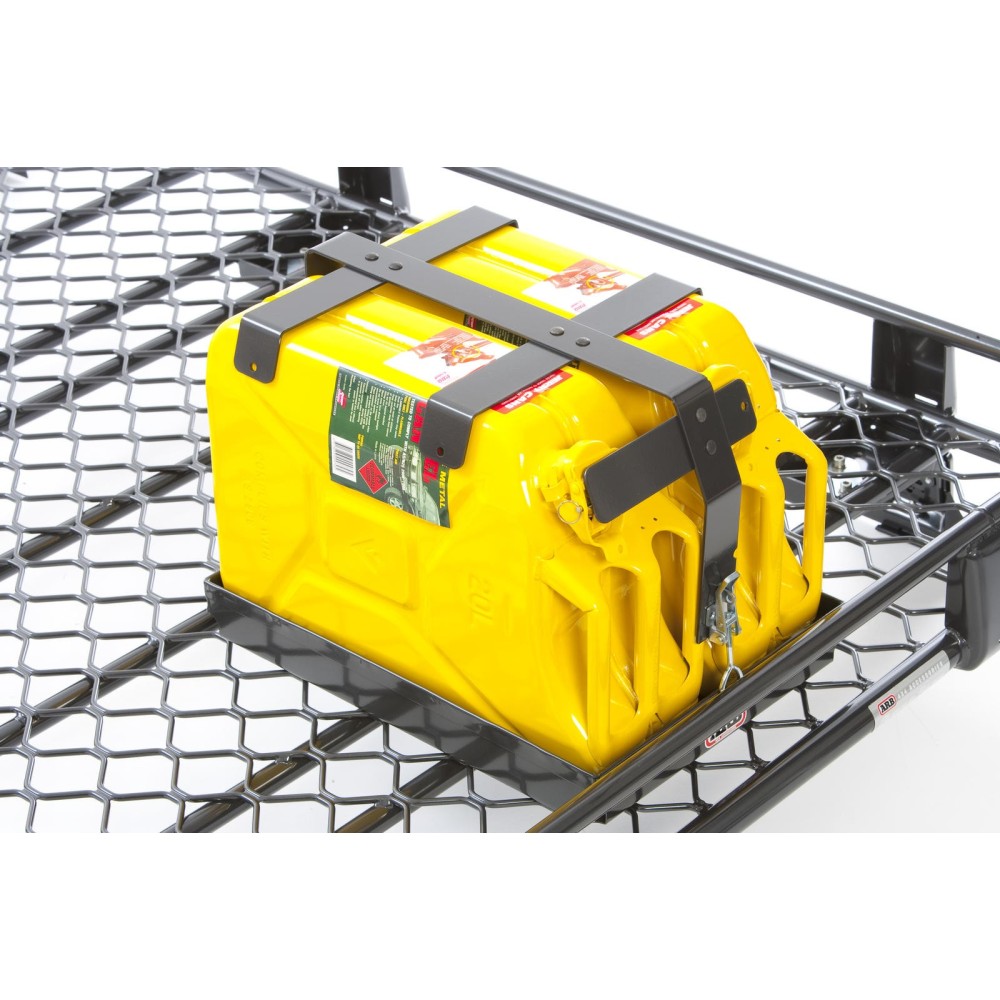 Support Double Jerry Can ARB pour Galerie de Toit 4x4 Offroad Support Double Jerry Can ARB pour Galerie de Toit 4x4 Offroad